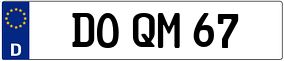 Truck License Plate